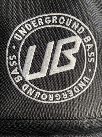Underground Bass Embroidered Logo Backpack - Navy - Red - Black