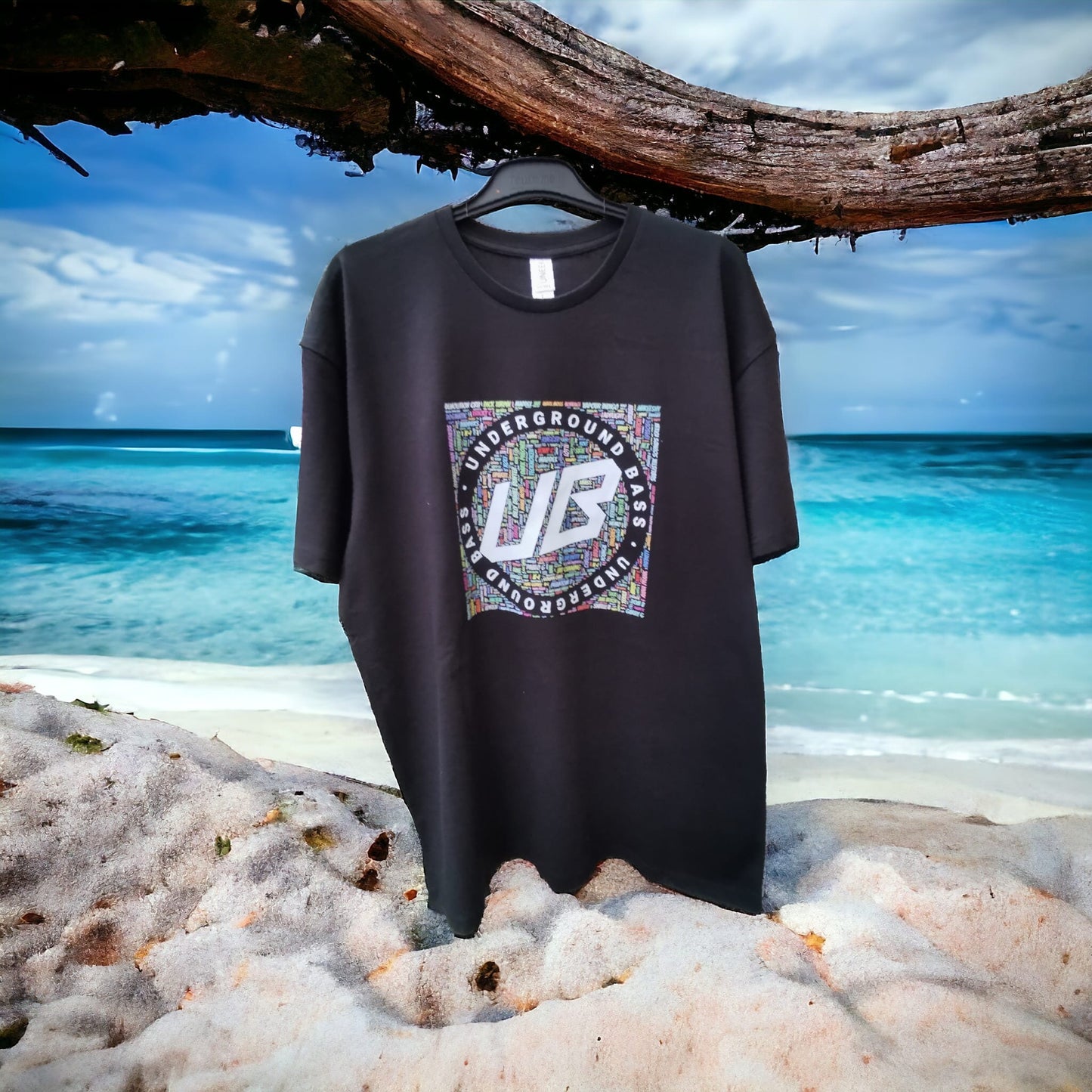 Underground Bass WordArt T-Shirt - UB Logo & DJ Names - Unisex Tshirt